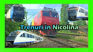 Trenuri în Nicolina  Trains in Nicolina  20052024 [upl. by Renata]