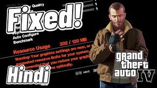 GTA 4 Low Graphics memory fix  Quick tutorial [upl. by Aneekat]