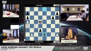 HANS VS ANISH  Hans Niemann Against The World  Day 5  Rapid [upl. by Leduar]