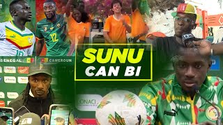 «SUNU CAN Bi»  Les Camerounais promettent la guerre aux Lions de la Teranga Gana Gueye et Cissé [upl. by Drareg]