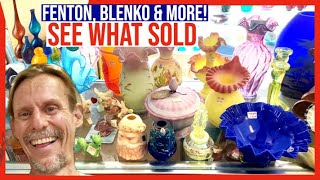 What Prices Did We Get  Fenton Glass Convention Live Sale [upl. by Raleigh152]