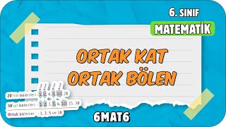 Ortak Kat  Ortak Bölen 📘 tonguçCUP 1Sezon  6MAT6 2024 [upl. by Mall423]