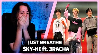 SKYHI  JUST BREATHE feat 3RACHA of Stray Kids  REACT DO MORENO [upl. by Aliekahs]