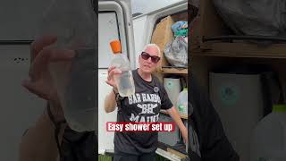 Simple van shower setup [upl. by Aldos460]