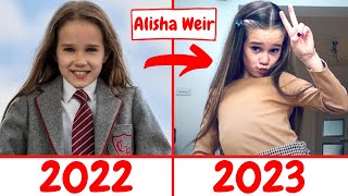 Alisha Weir THEN And NOW 20172023 Matilda the Musical [upl. by Calmas]