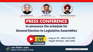 Press Conference by Election Commission of India [upl. by Cockburn]