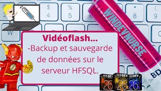 073La sauvegarde sur le serveur HFSQL de Windev [upl. by Neros]