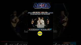 Andante Andante ABBASwedishlegendworldpopgroup shorts [upl. by Lesig955]