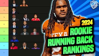 2024 Rookie RB Tiers amp Rankings TOP 10  Dynasty Fantasy Football [upl. by Amorita665]