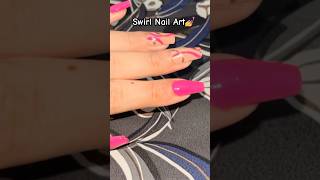 Swirl Nail Art Design💅nails naildesign shorts viral [upl. by Gerald447]