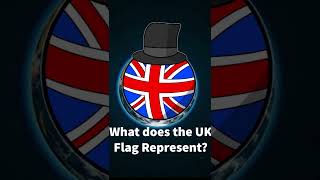 What does the UK 🇬🇧 Flag Represent geography flags [upl. by Leaj709]