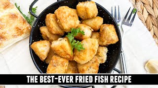 The BESTEVER Fried Fish Recipe  Spanish Bacalao en Adobo [upl. by Aylmer]