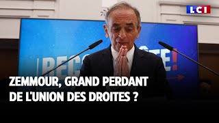 Zemmour grand perdant de lunion des droites [upl. by Nilknarf]