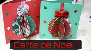 CARTE DE NOËL FACILE [upl. by Allecsirp]