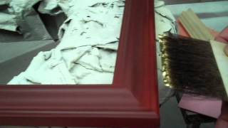 Gilding Lesson4 leafing Video6a laying pt1 [upl. by Heyer]