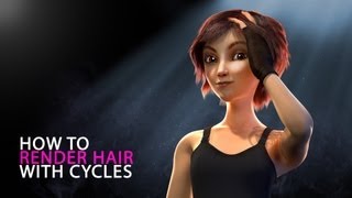 How to Render Hair with Cycles [upl. by Calia326]