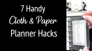 Improve Your Cloth and Paper Planning with 7 Handy Planner Hacks [upl. by Sagerman]