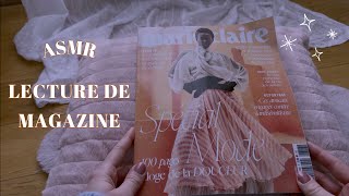 ASMR Lecture de Magazine Relaxante 💤 [upl. by Jena]