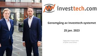 Genomgång av Investtechsystemet 20230125 [upl. by Awhsoj]