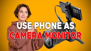 HOW TO USE YOUR ANDROID PHONE AS A CAMERA MONITOR [upl. by Loesceke]