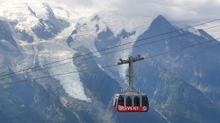 Le Brévent Cable Car Ascent and Descent TimeWarp [upl. by Eydnarb]