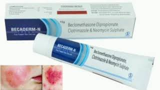 BECADERM N Cream Beclomethasone Dipropionate Clotrimazole amp Neomycin Sulphate [upl. by Nydroj]