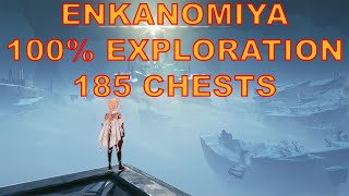 Enkanomiya 100 Exploration 185 All Chest Locations Genshin Impact [upl. by Aem]