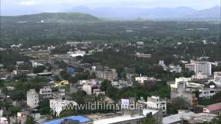 View of Satara City experiencing cloudy whether Maharashtra [upl. by Eiuol154]