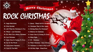 Best Rock Christmas Music  Rock Christmas Songs Of All Time  Happy New Year [upl. by Neelyad]