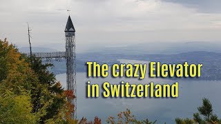 The crazy Elevator in Switzerland  HammetschwandLift Bürgenstock Resort [upl. by Jamnis342]