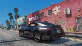 How to improve GTA 5 graphics using free ENB and NaturalVision Evolved Graphics Showcase [upl. by Dotti745]