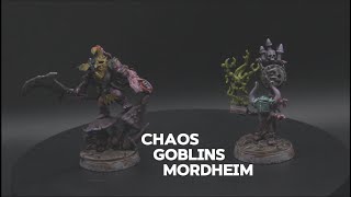 Chaos Forest Goblins for Mordheim [upl. by Eesdnil305]