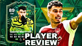 How GOOD is 89 Winter Wildcards Martinelli ACTUALLY  FC 24 Ultimate Team SBC Player Review [upl. by Esau]