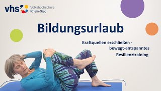 3 Methoden um neue Kraftquellen zu erschließen  Resilienztraining im Bildungsurlaub [upl. by Hasty606]