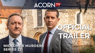 Acorn TV  Midsomer Murders Series 22  Official Trailer [upl. by Llertnauq]