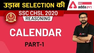 Calendar Part1  Reasoning for SSC CHSL  SSC Adda247 [upl. by Uol]