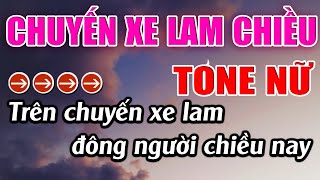 Chuyến Xe Lam Chiều Karaoke Tone Nữ Karaoke Lâm Beat  Beat Mới [upl. by Areis232]