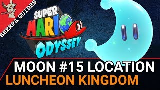 Luncheon Kingdom Moon 15 Golden Turnip Recipe 1 Location  Super Mario Odyssey [upl. by Saxon]