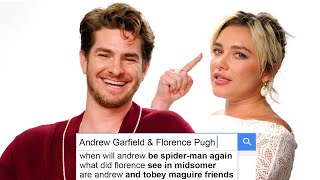 Andrew Garfield amp Florence Pugh Answer The Webs Most Searched Questions  WIRED [upl. by Oinegue]