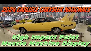 2024 Carlisle Chrysler Nationals High Impact Paint Muscle Machine Display chryslernationals mopar [upl. by Eudoca]