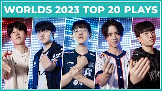 Top 20 Best Plays  Worlds 2023 Swiss Stage [upl. by Christy]