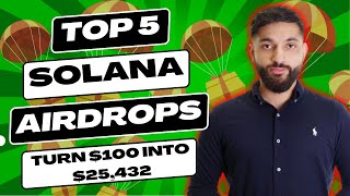 TOP 5 SOLANA AIRDROPS IN 2024 [upl. by Enenaej]