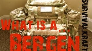 What is a Bergen Quick Look at a British Army Rucksack [upl. by Anoyek]