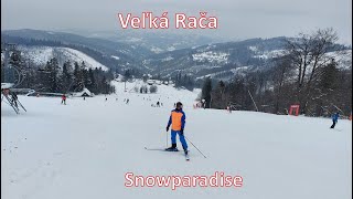 Snowparadise Wielka Racza cz1 Veľká Rača Oščadnica Słowacja Ośrodek narciarski Dedovka Laliky [upl. by Romelle]