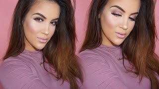 Makeup Look  Monochromatic Mauves  Nicole Guerriero [upl. by Acitel]