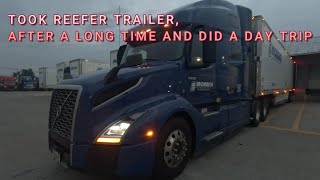 VLOG33 TOOK REEFER TRAILER AFTER A LONG TIME AND DID A DAY TRIP  KANNUR  MALLU TRUCKER CANADA [upl. by Teresina]