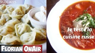 Je teste la cuisine russe  VLOG 225 [upl. by Eciral]