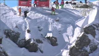 Ursula Wohlschlager  3rd Snowboarder at Xtreme Verbier [upl. by Atla570]