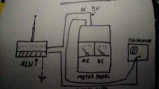 EMF Detector homemade Part 2 1 Meter Box [upl. by Odysseus]