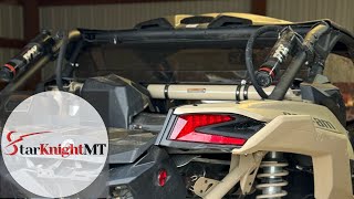 CanAm Star Knight rear windshield install and review [upl. by Heuser]